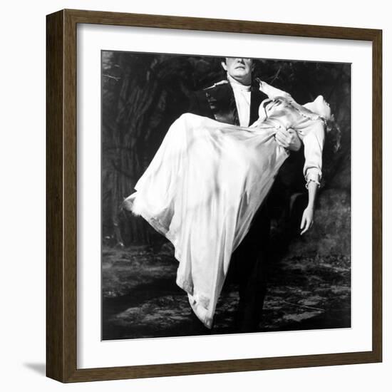 Young Frankenstein, Peter Boyle, Madeline Kahn, 1974-null-Framed Photo