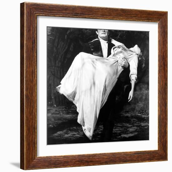 Young Frankenstein, Peter Boyle, Madeline Kahn, 1974-null-Framed Photo