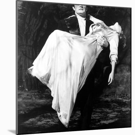 Young Frankenstein, Peter Boyle, Madeline Kahn, 1974-null-Mounted Photo