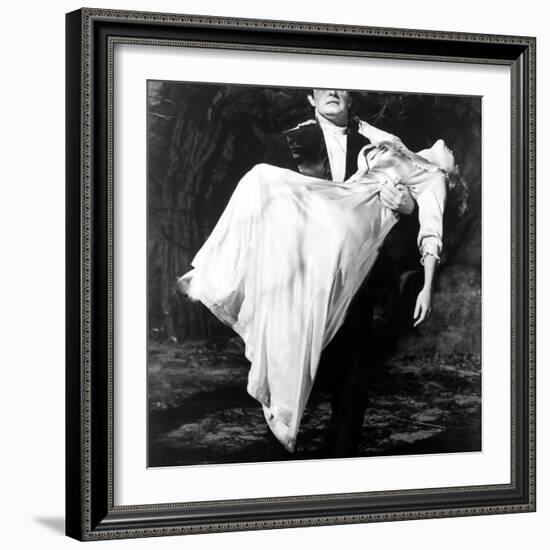 Young Frankenstein, Peter Boyle, Madeline Kahn, 1974-null-Framed Photo