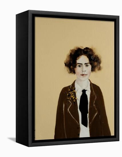 Young Frida in a Jacket, 2017-Susan Adams-Framed Premier Image Canvas