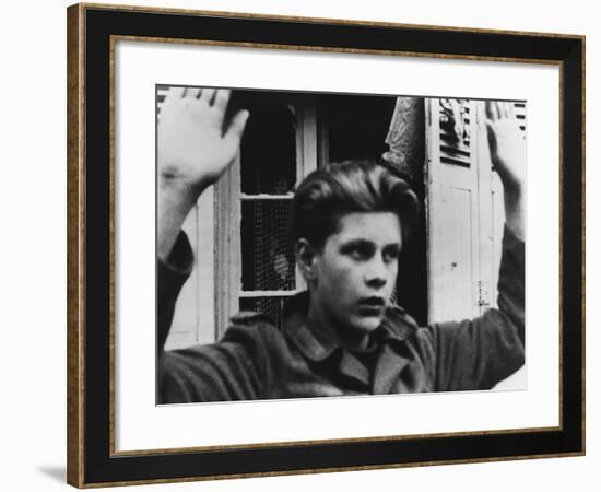 Young German Pow Captured in France in 1944 During World War 2-null-Framed Photo