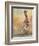 Young Giraffe Running-David Stribbling-Framed Art Print