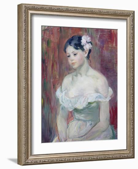 Young Girl, 1893-Berthe Morisot-Framed Giclee Print