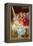 Young Girl Angels Admiring Christ Child-null-Framed Stretched Canvas