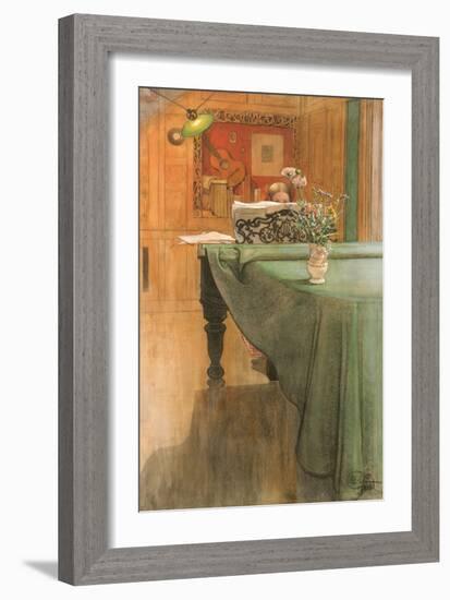 Young Girl at a Grand Piano-Carl Larsson-Framed Giclee Print