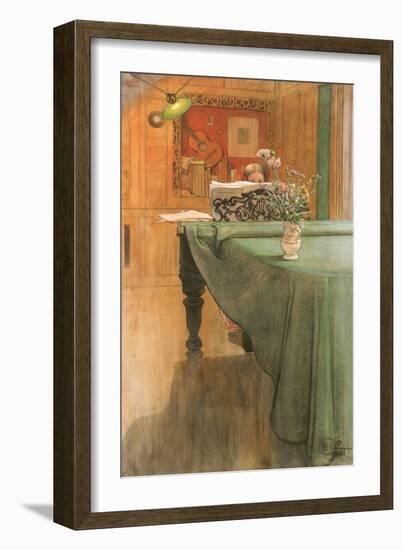 Young Girl at a Grand Piano-Carl Larsson-Framed Giclee Print