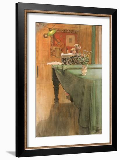 Young Girl at a Grand Piano-Carl Larsson-Framed Giclee Print