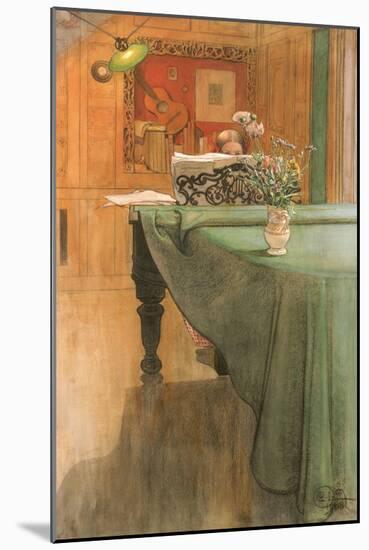 Young Girl at a Grand Piano-Carl Larsson-Mounted Giclee Print