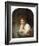 Young Girl at a Window (1645)-Rembrandt van Rijn-Framed Art Print