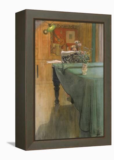 Young Girl at the Piano, 1908-Carl Larsson-Framed Premier Image Canvas