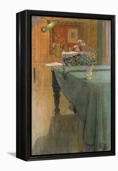 Young Girl at the Piano, 1908-Carl Larsson-Framed Premier Image Canvas