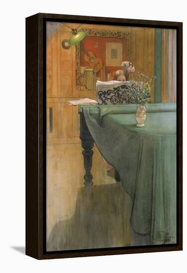 Young Girl at the Piano, 1908-Carl Larsson-Framed Premier Image Canvas