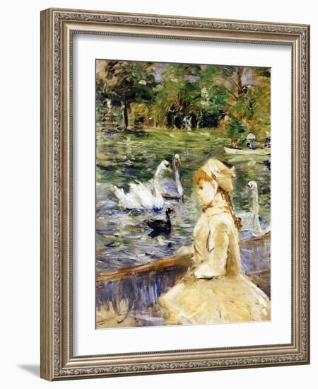 Young Girl Boating, 1884-Morisot-Framed Giclee Print