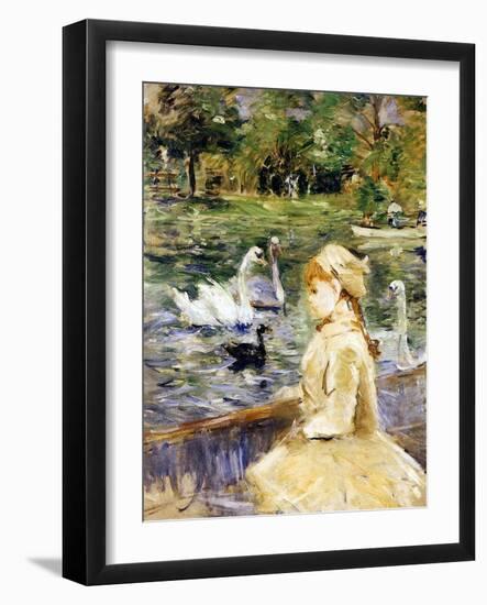 Young Girl Boating, 1884-Morisot-Framed Giclee Print