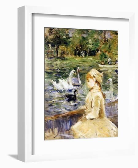 Young Girl Boating, 1884-Morisot-Framed Giclee Print