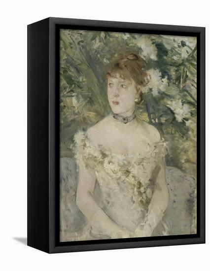 Young Girl in a Ball Gown, 1879-Berthe Morisot-Framed Premier Image Canvas