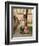 Young Girl in a New York Garden, 1871-John George Brown-Framed Giclee Print