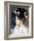 Young Girl in a Pink-And-Black Hat-Pierre-Auguste Renoir-Framed Giclee Print