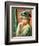 Young Girl in a White Hat-Pierre-Auguste Renoir-Framed Giclee Print