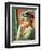 Young Girl in a White Hat-Pierre-Auguste Renoir-Framed Giclee Print