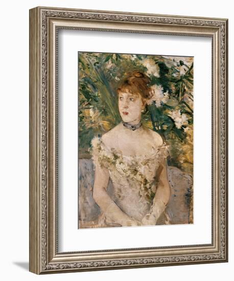 Young Girl in Dancing Apparel-Berthe Morisot-Framed Art Print