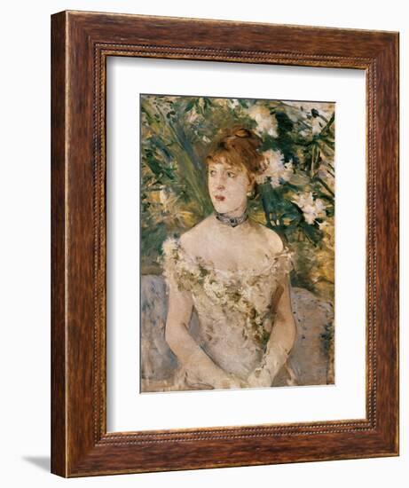 Young Girl in Dancing Apparel-Berthe Morisot-Framed Art Print