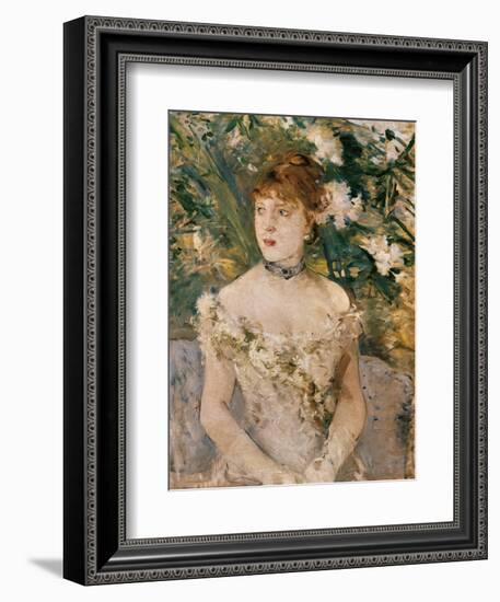 Young Girl in Dancing Apparel-Berthe Morisot-Framed Art Print