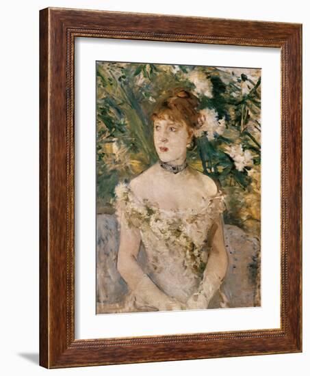 Young Girl in Dancing Apparel-Berthe Morisot-Framed Art Print