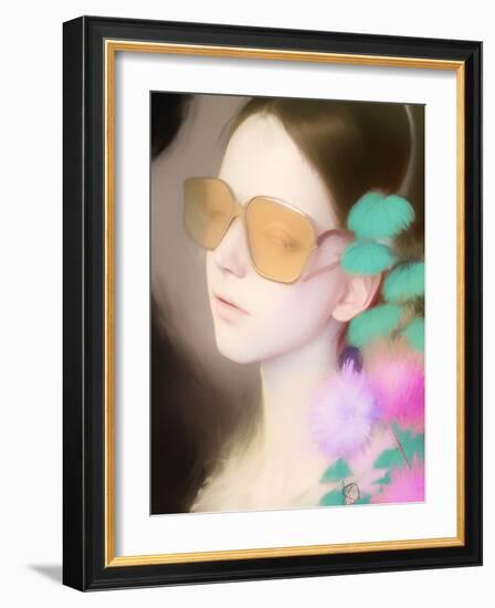 Young Girl in Glasses-Ruth Day-Framed Giclee Print