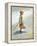 Young Girl on a Beach-I Davidi-Framed Stretched Canvas