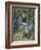 Young Girl on a Bench-Pierre-Auguste Renoir-Framed Giclee Print