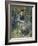 Young Girl on a Bench-Pierre-Auguste Renoir-Framed Giclee Print