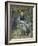 Young Girl on a Bench-Pierre-Auguste Renoir-Framed Giclee Print