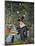 Young Girl on the Threshold of the Garden at Bellevue, 1880-Edouard Manet-Mounted Giclee Print