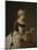 Young Girl Playing Badminton-Jean-Baptiste Simeon Chardin-Mounted Giclee Print