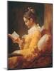 Young Girl Reading, about 1776-Jean-Honoré Fragonard-Mounted Giclee Print