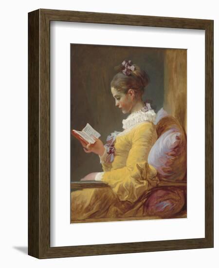 Young Girl Reading, C. 1770-Jean Honore Fragonard-Framed Art Print