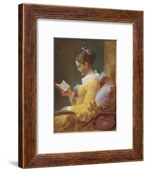 Young Girl Reading, C. 1770-Jean Honore Fragonard-Framed Art Print