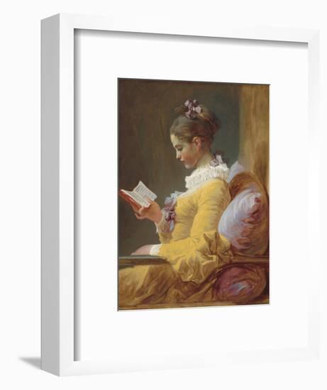 Young Girl Reading, C. 1770-Jean Honore Fragonard-Framed Art Print
