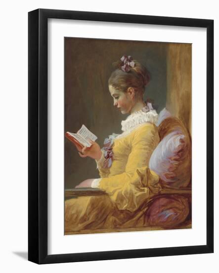 Young Girl Reading, C. 1770-Jean Honore Fragonard-Framed Art Print