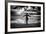 Young Girl Standing on a Beach-Rory Garforth-Framed Photographic Print