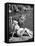 Young Girl Sunbathing at the Venetian Pool-Allan Grant-Framed Premier Image Canvas