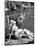 Young Girl Sunbathing at the Venetian Pool-Allan Grant-Mounted Photographic Print