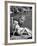 Young Girl Sunbathing at the Venetian Pool-Allan Grant-Framed Photographic Print