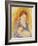 Young Girl with a Dog, C.1875-Pierre-Auguste Renoir-Framed Giclee Print