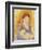 Young Girl with a Dog, C.1875-Pierre-Auguste Renoir-Framed Giclee Print