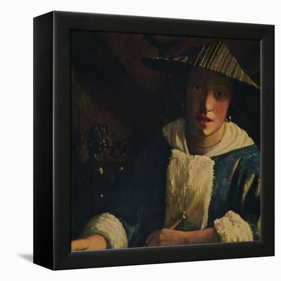 'Young Girl with a Flute', c1665-1675-Jan Vermeer-Framed Premier Image Canvas