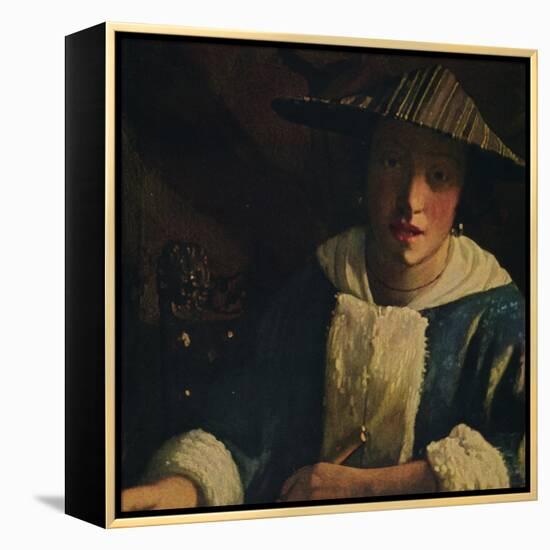 'Young Girl with a Flute', c1665-1675-Jan Vermeer-Framed Premier Image Canvas