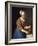 Young Girl with a Pestle and Mortar-Gabriel Metsu-Framed Giclee Print